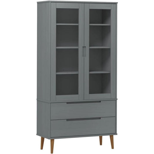 Vitrine mit Schubladen und Glastueren