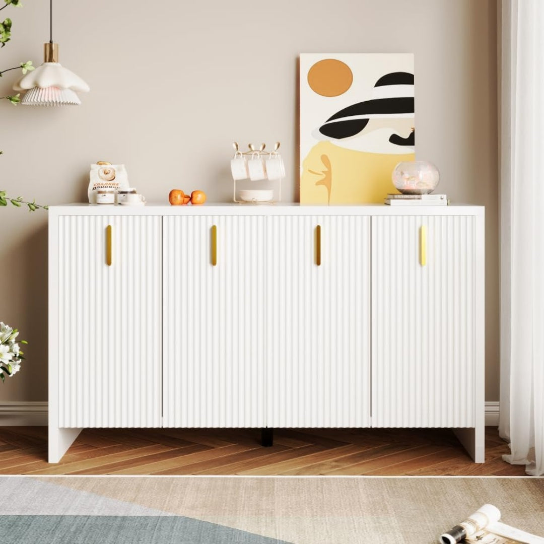 Sideboard verbindet 7 Schubladen und verstellbare Ablagen