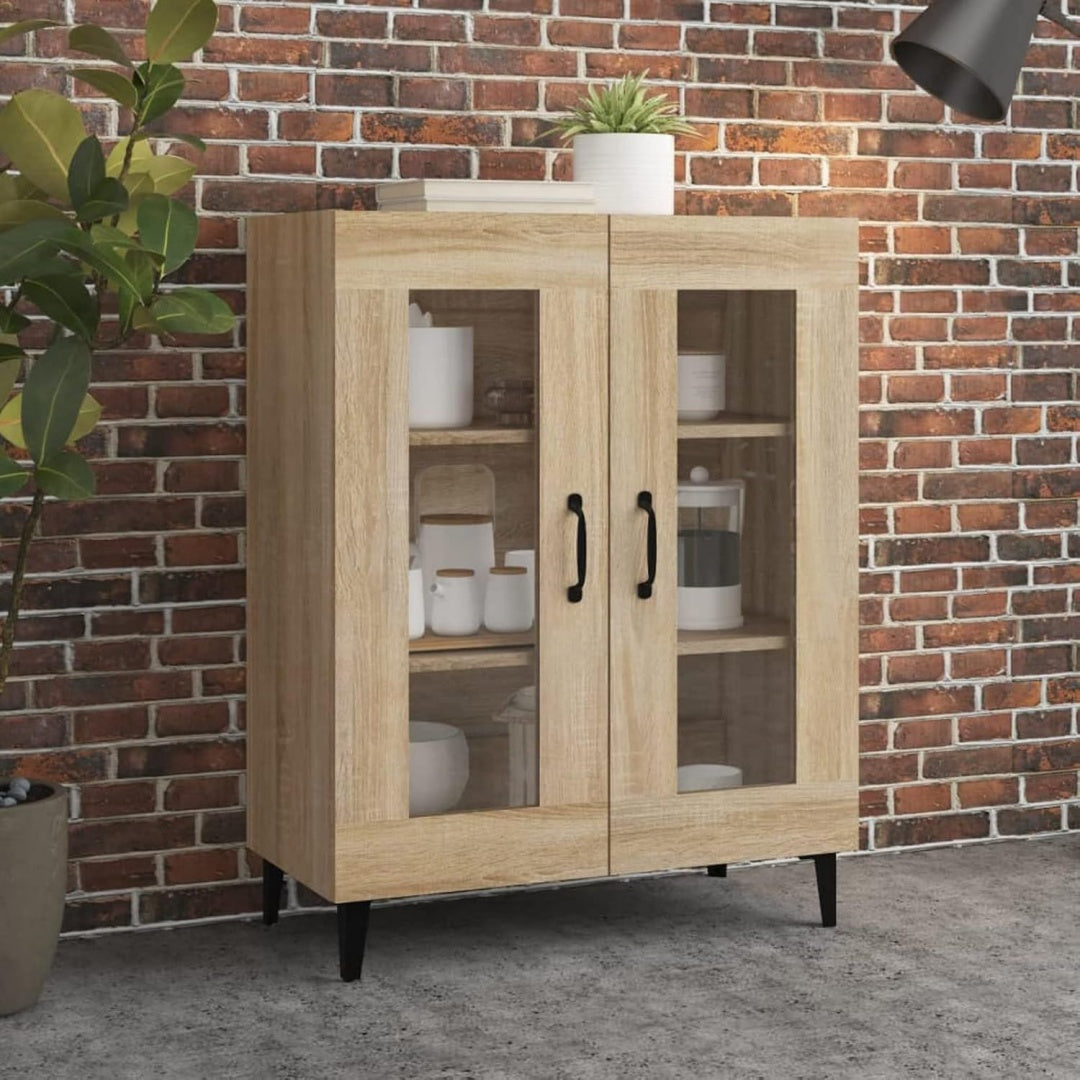 Vitrine aus Holzwerkstoff mit Glastueren
