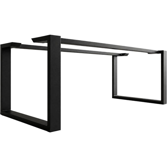 Das Tischuntergestell nimmt mit 10 x 4 cm Gestalt an