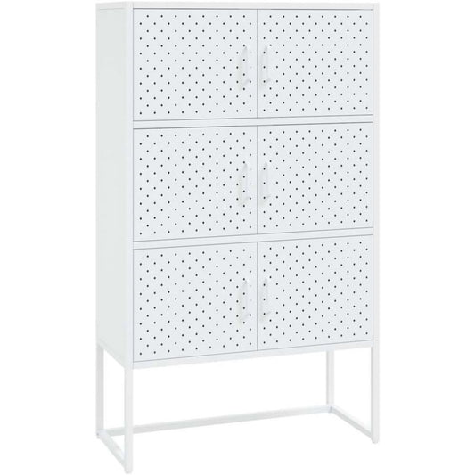Sideboard mit den Massen 80 x 35 x 135 cm in Weiss