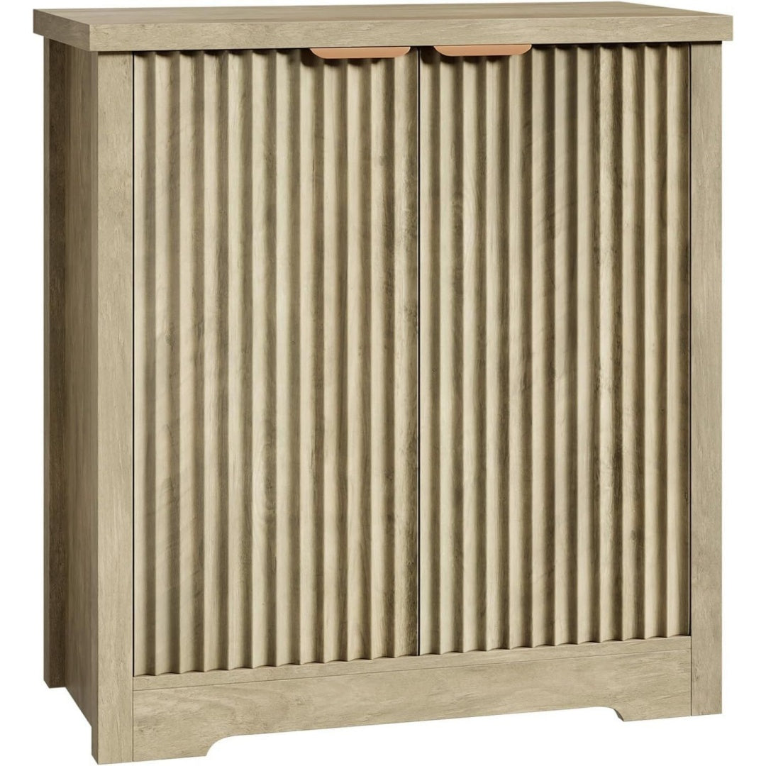 Sideboard in Hellbraun mit verstellbaren Ablagen