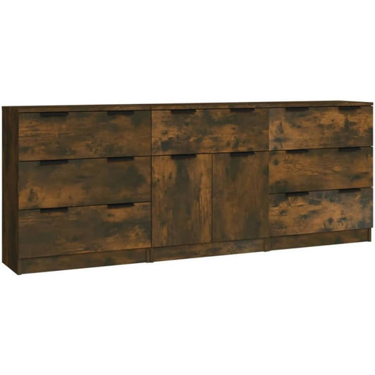 Sideboard mit den Massen 60 x 30 x 70 cm in Dunkelbraun