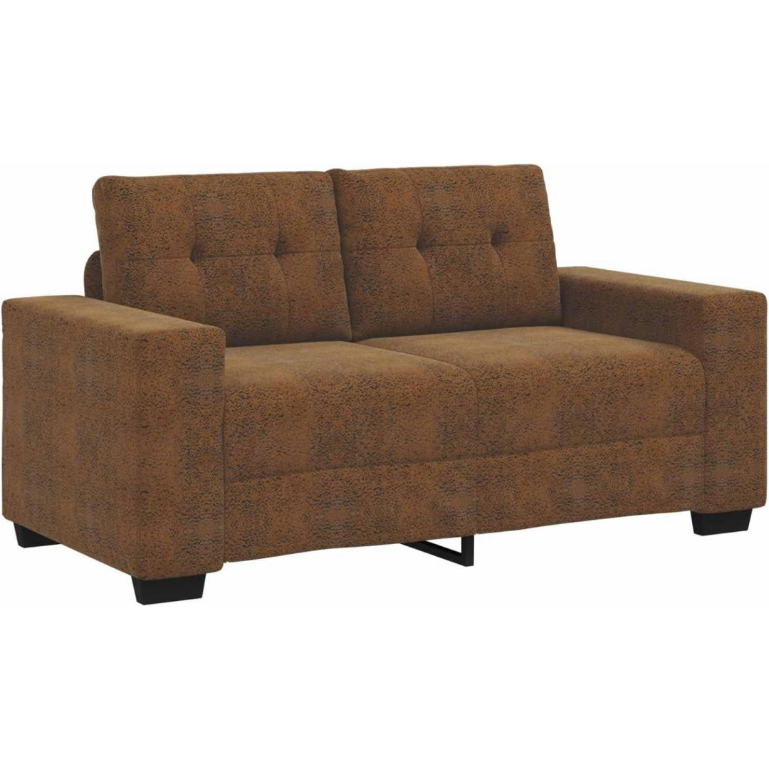 Sofa aus Kunstleder in Braun