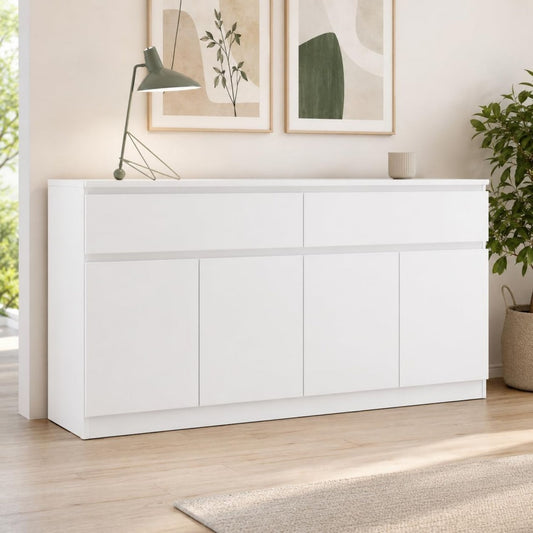 Sideboard mit 2 Schubladen und grifflosen Fronten